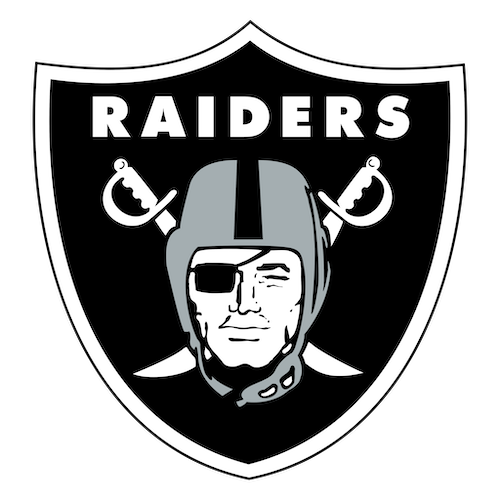 Las Vegas Raiders logo — team reference graphic, not a product photograph