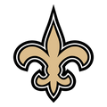 New Orleans Saints logo — team reference graphic, not a product photograph
